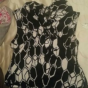 Black and white shirt